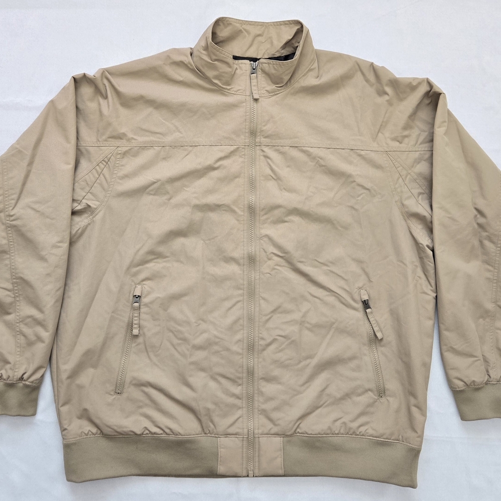 Duluth Men’s Lightweight Grab Jacket XL Tan Water-Resistant Windbreaker Workwear